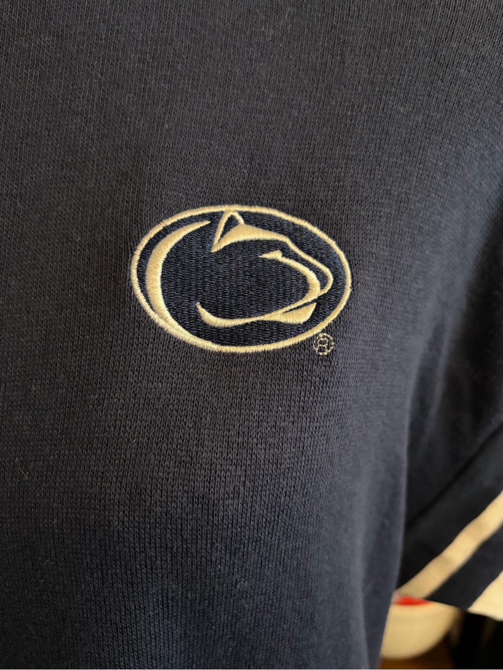 New Penn State Navy Blue Striped Tee Dress - Picture 3 of 8